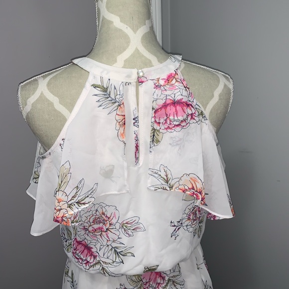 Maurices Floral Cold Shoulder Dress - Picture 3 of 4